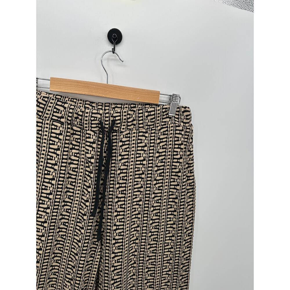 Forever 21 Pants Mens Size L Cream Geometric Printed Casual Slim NWT Vaca Resort - Picture 5 of 8